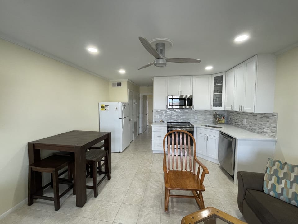 View of Living Room and Kitchen