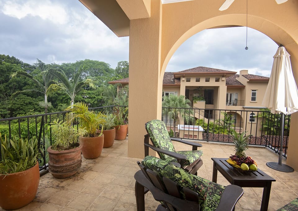 Large terrace to relax after a day filled with sun and fun.