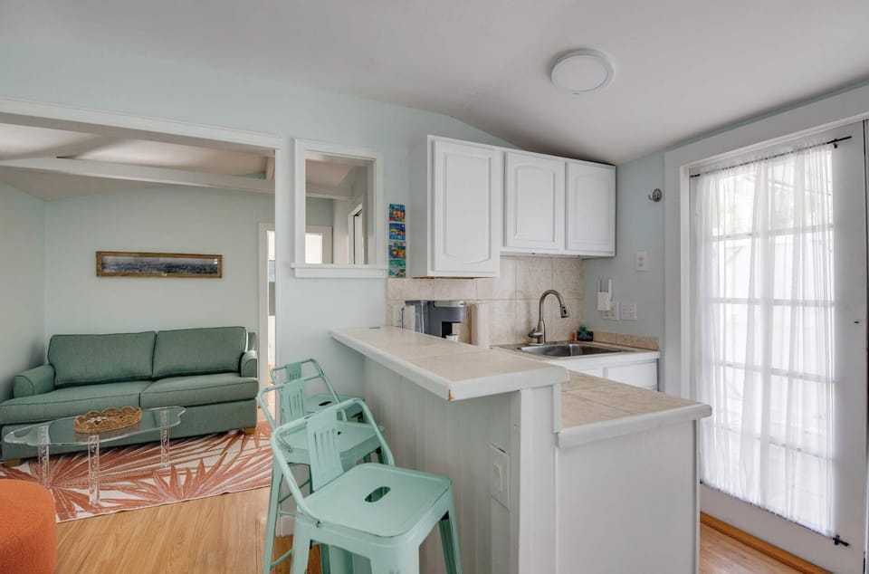 The Bungalow | at James House | Living area | 30-inch TV with cable channels