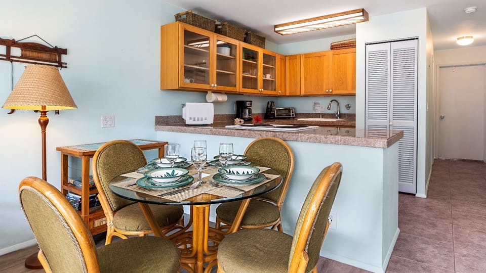 Inside dining for 4, Kitchen