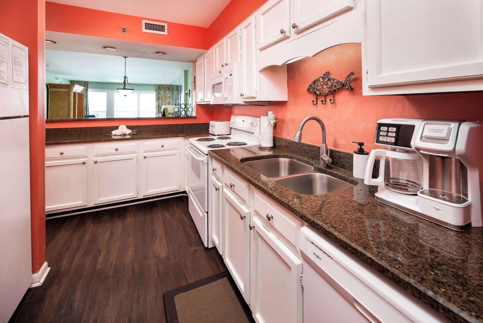 Fully stocked kitchen