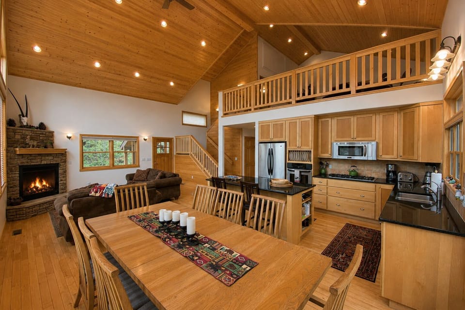 Open Kitchen and Dining Area