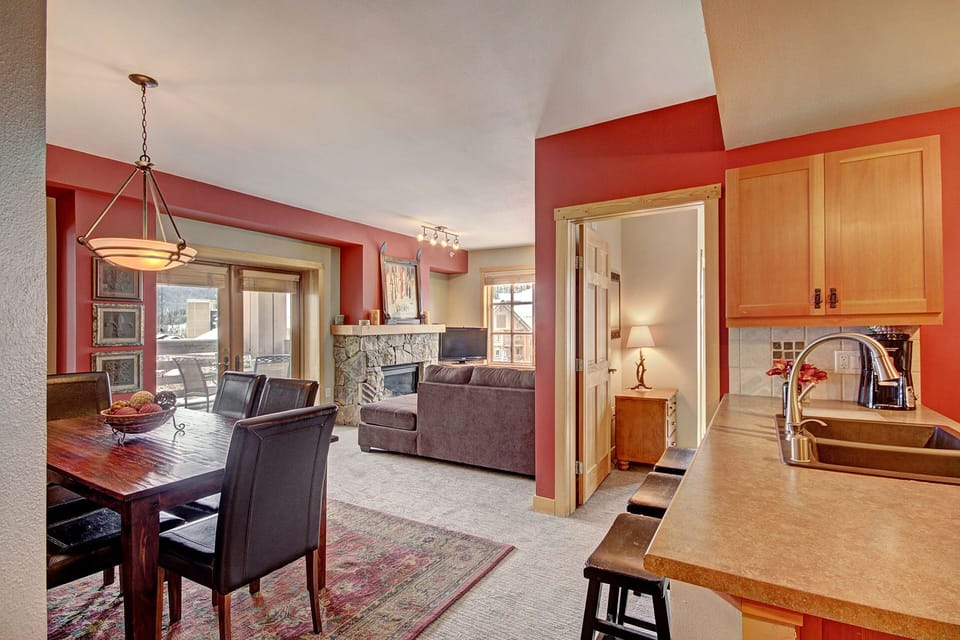 Open concept condo.