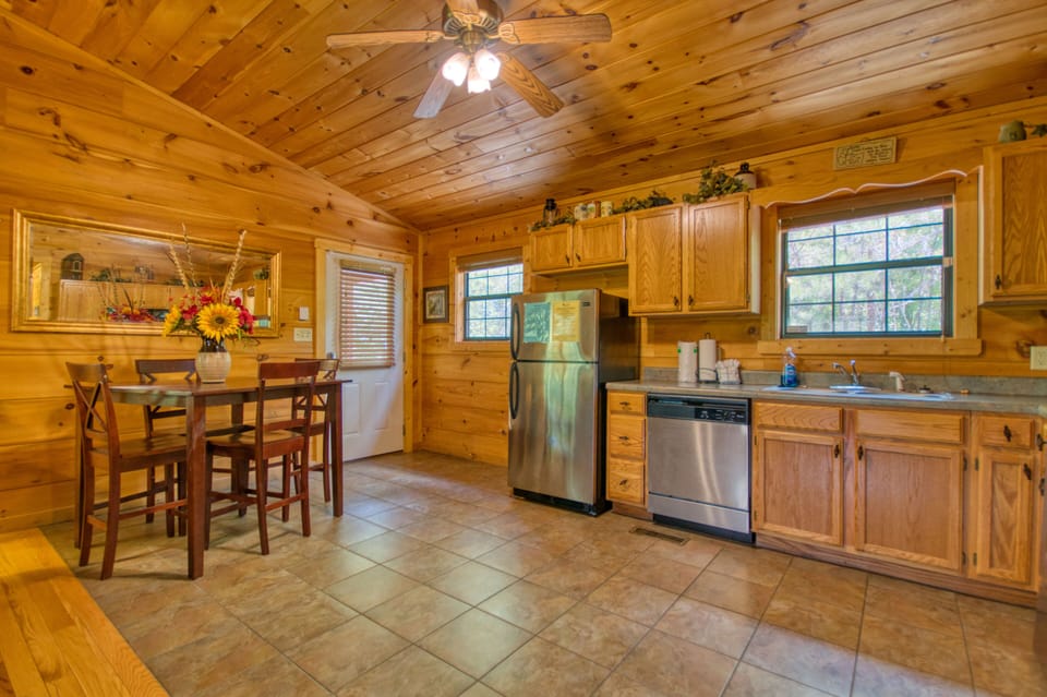 Kitchen and dining.