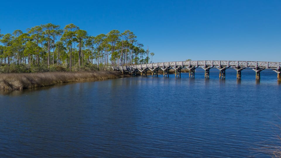 Views of portions of the Choctawhatchee Bay on the resort.