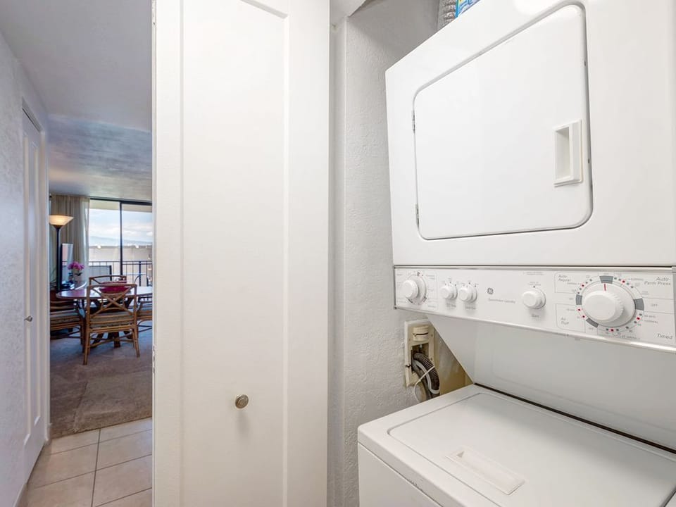 Inside Full Size Washer & Dryer