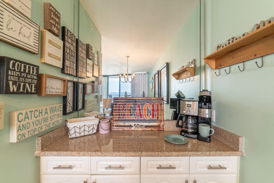 Enjoy your own coffee bar