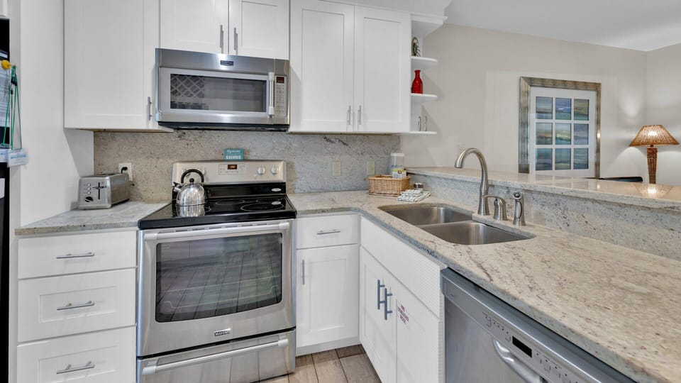 Stainless Steel Appliances and Plenty of Counter Space