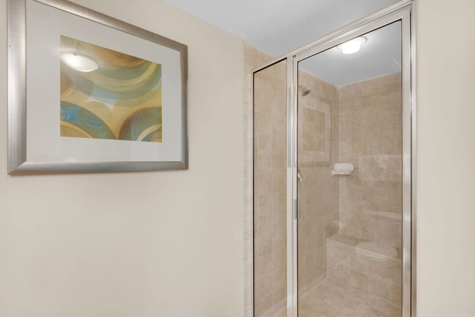 Master shower