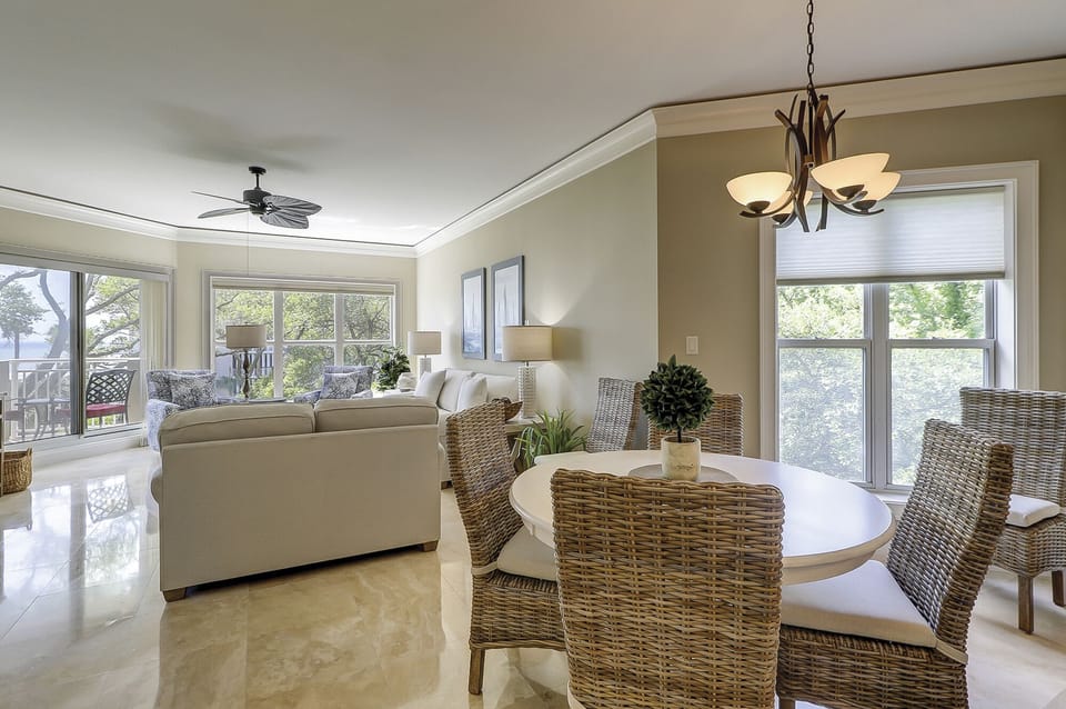 living and dining
