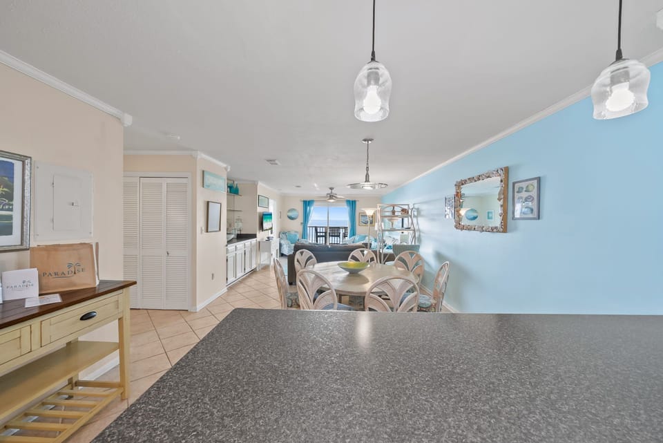 The Breezeway ~ Kitchen with Gulf Views