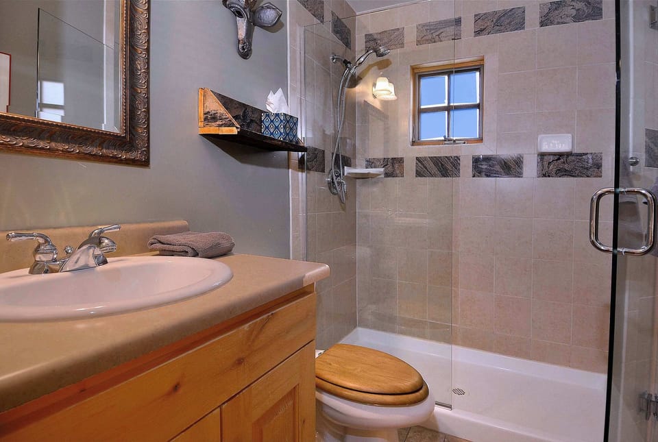 Ensuite primary bathroom