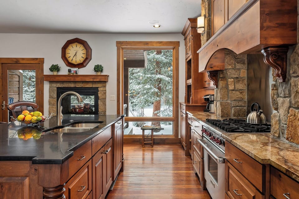 The gourmet kitchen is ready for the chef in your group