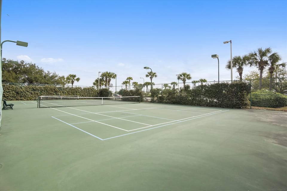Lighted Tennis Court