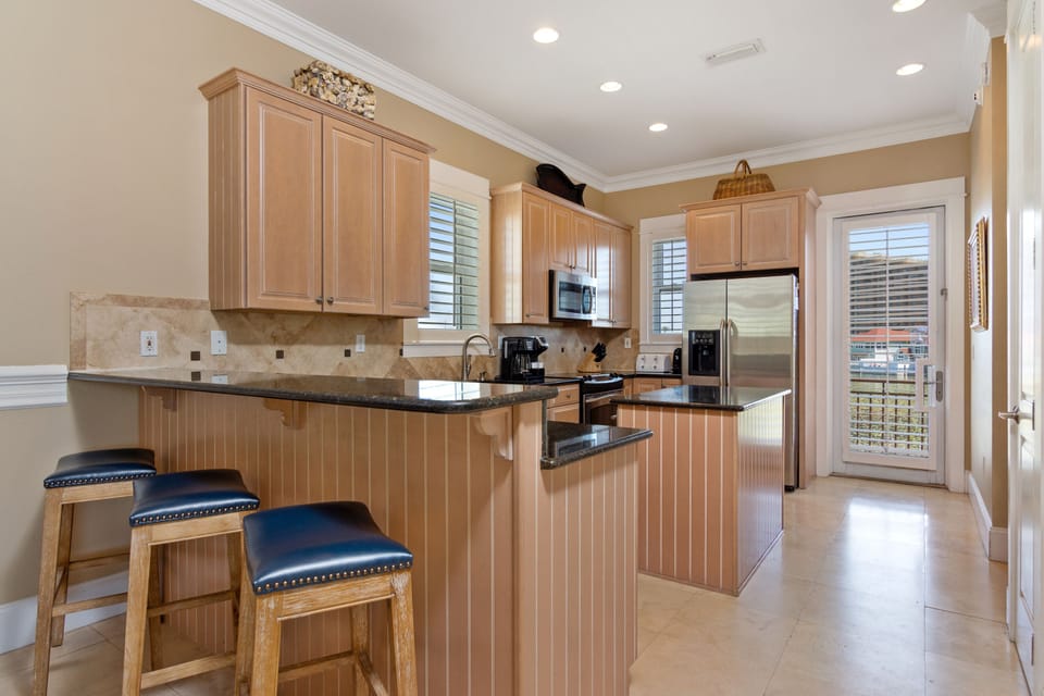 Kitchen Area With Small Island