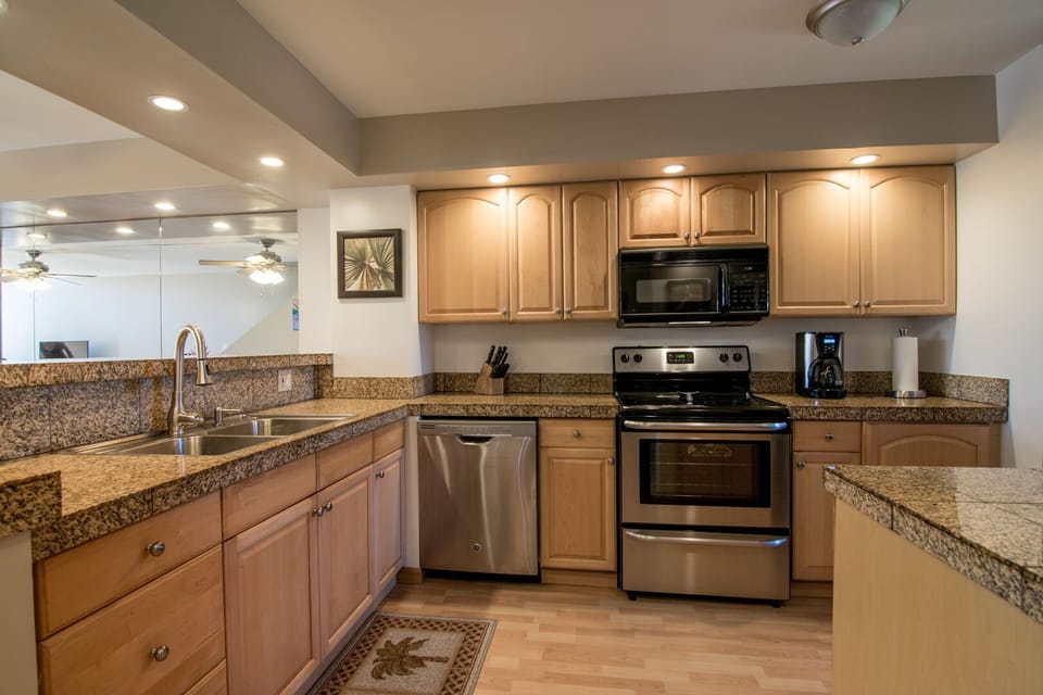 Fully equipped and remodeled kitchen