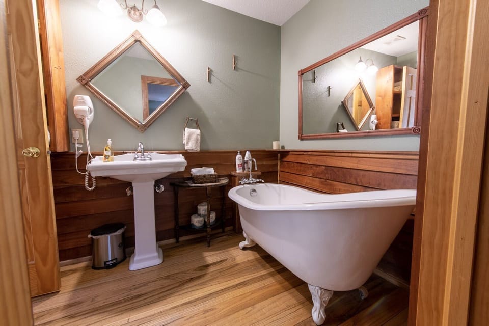 Downstairs Bathroom with Clawfoot Tub