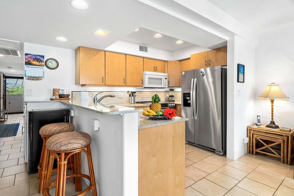 Well-equipped kitchen