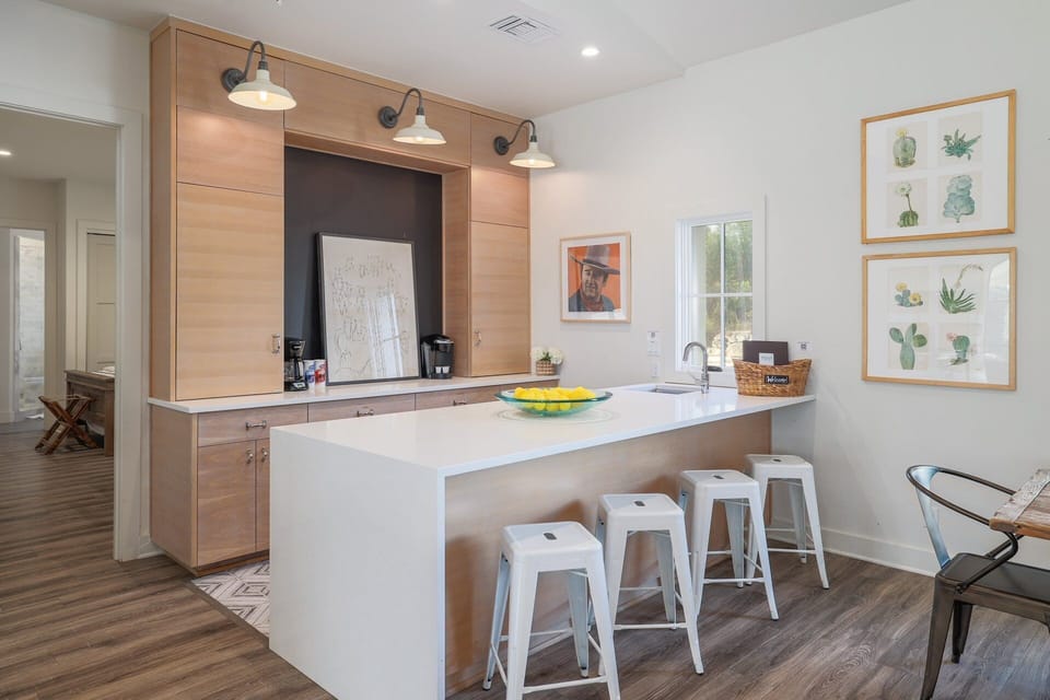WET BAR AREA | Coffee & Adult Beverages!  3 Drip Coffee Makers & 1 Keurig.