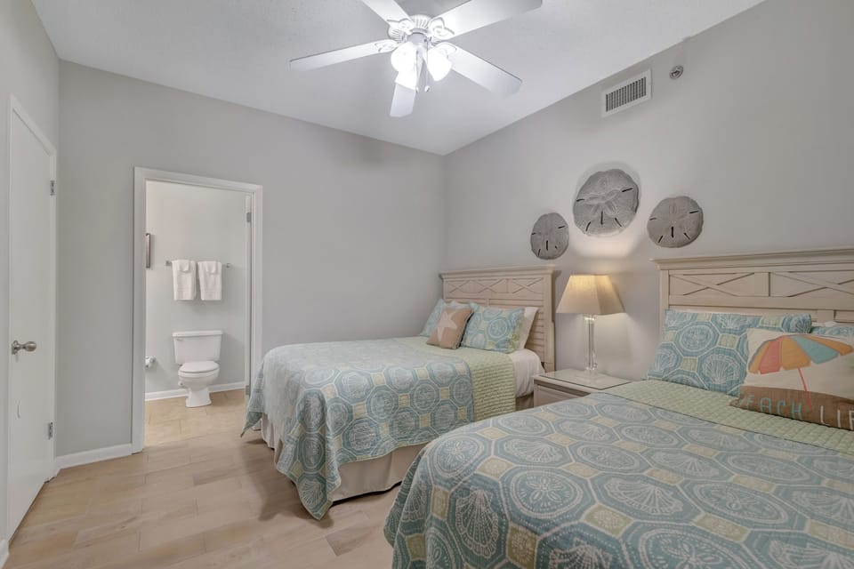 Guest Bedroom with 2 Full Size Beds and Private Bath