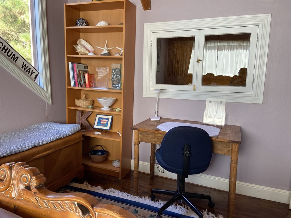 Desk and Bookcase in the Second Upstairs Bedroom.