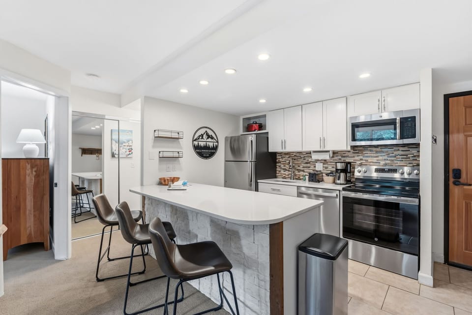 Kitchen with Bar Seating