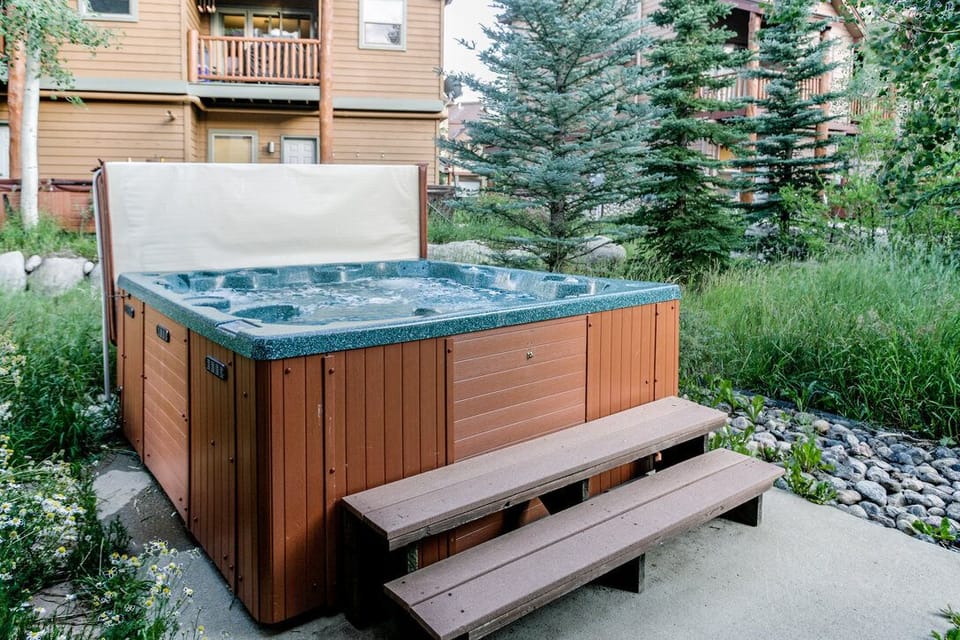 Private hot tub for you to soak in