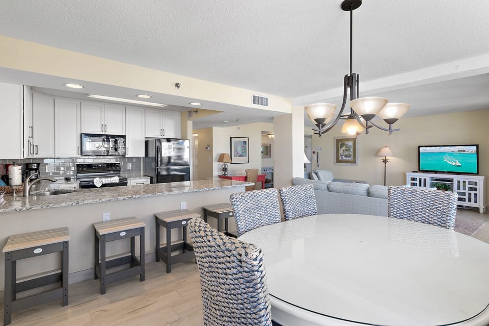 Dining, Kitchen, Living Area