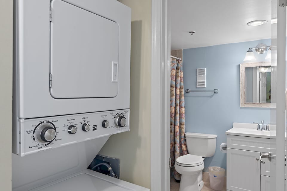 Laundry and Guest Bathroom