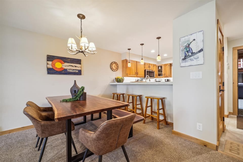 Dining Area - Atrium 108 Breckenridge Vacation Rental