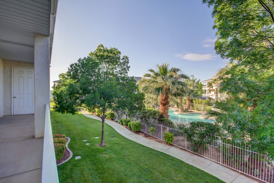 Pool View Outside Patio
