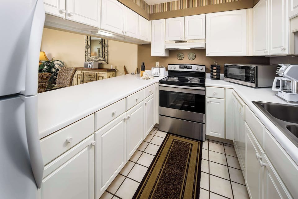 Fully stocked kitchen