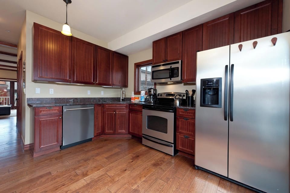 Fully stocked kitchen