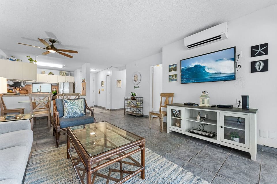 Split A/C unit in the living room