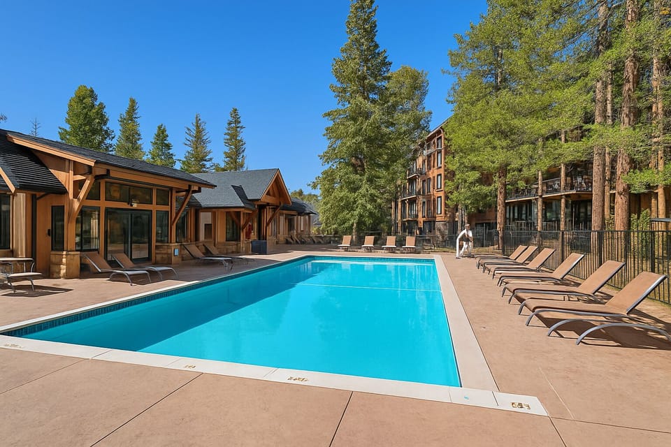 This unit has access to the Columbine Pool complex