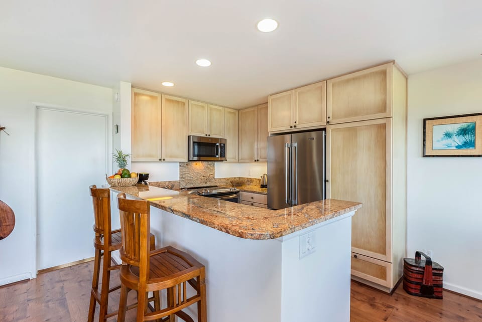 Granite counter tops & all new appliances