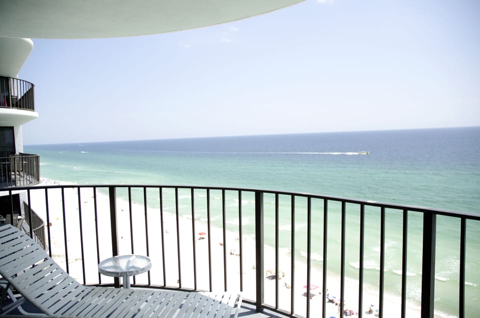 Enjoy your morning coffee right on the beach.  Relax with a good book.  Sunset dinners are amazing on your private balcony, too!