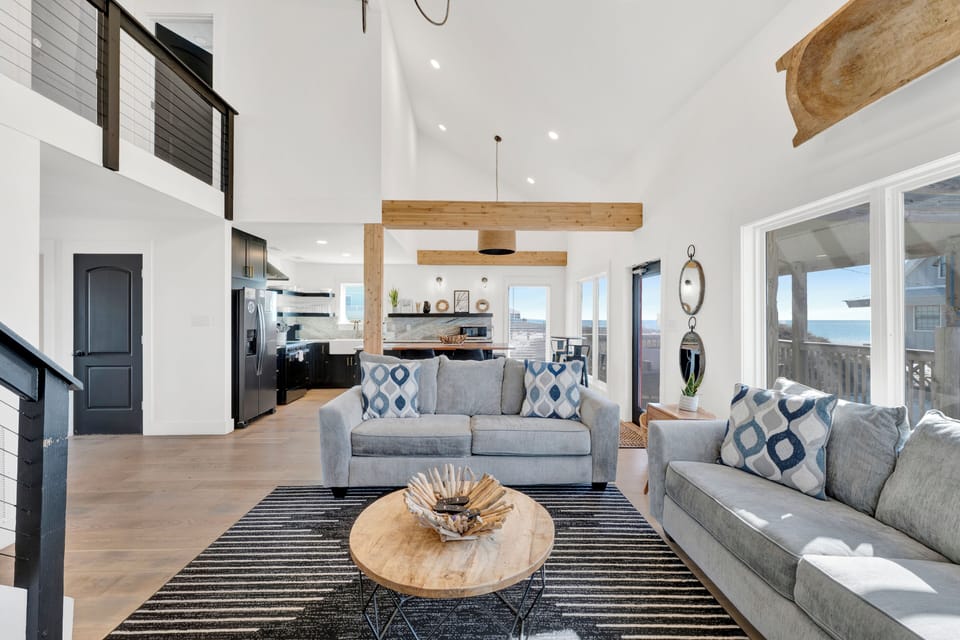 Open-living concept creates ample space for all guests