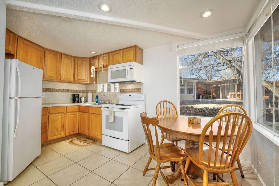 Cottage kitchen + table