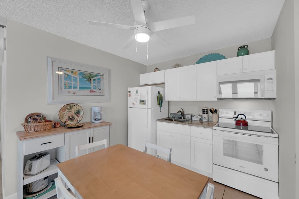 Kitchen at Estero Beach & Tennis Club 204B