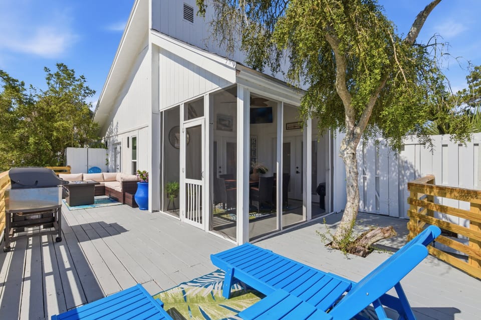 Large Outside Deck