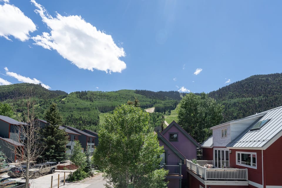Views of the ski area from your private home in Telluride, Co!