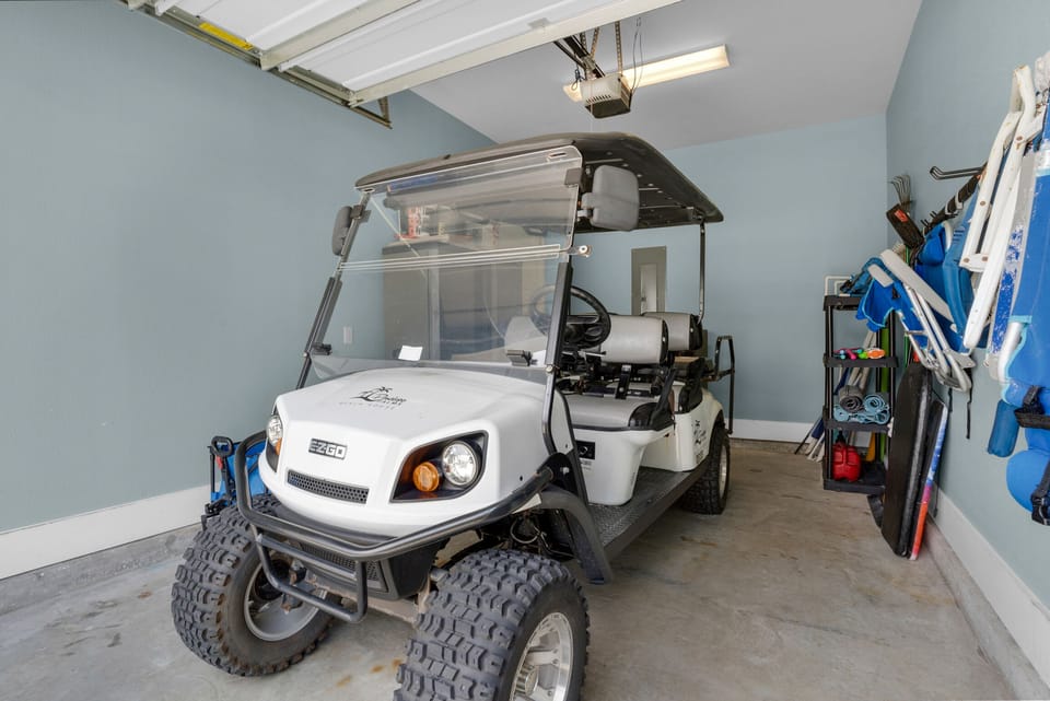 Take the golf cart out for a ride