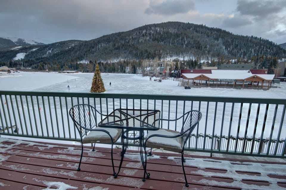 Ice Skating Right Out the Door at Keystone Lake  #winter