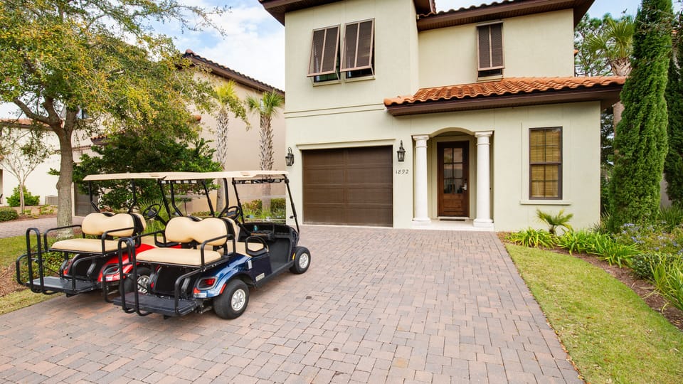 Two Private Use Golf Carts
