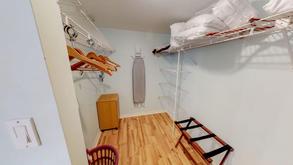 Master walk-in closet