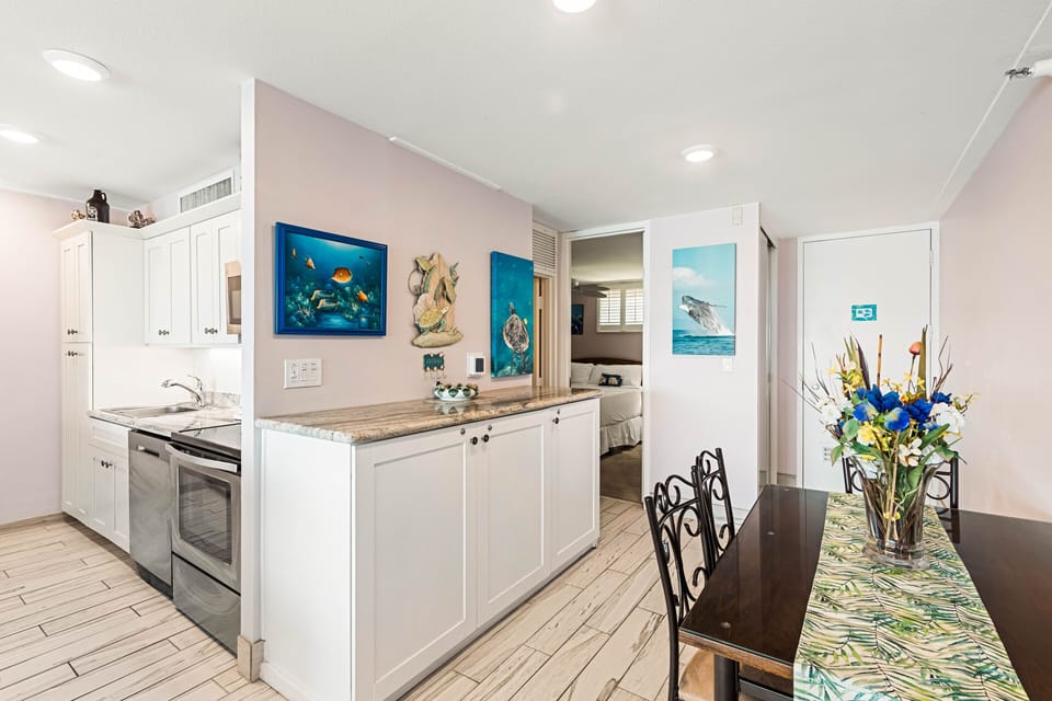 Ample counter space for preparing your favorite meals