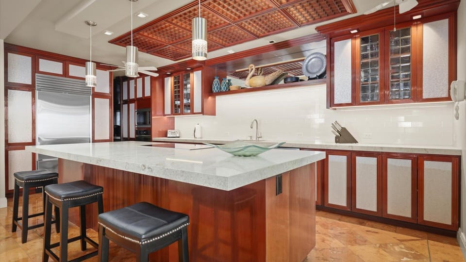 Mid floor kitchen