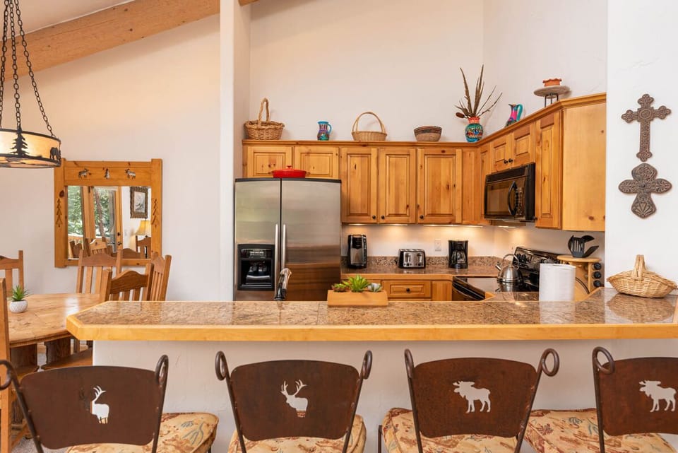 Saddle up to the breakfast bar