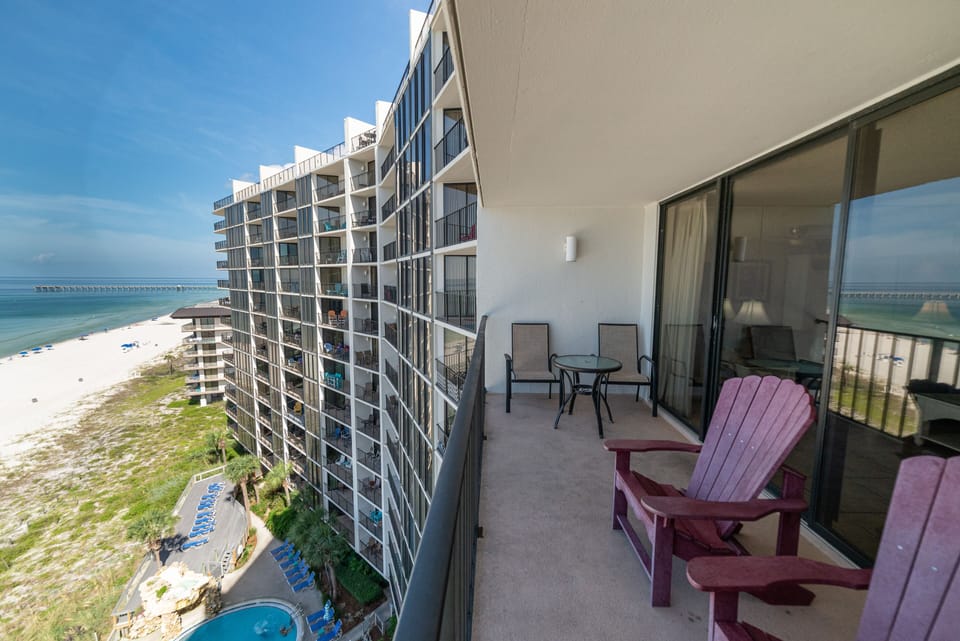 Edgewater Beach Resort has many pools and other amenities.